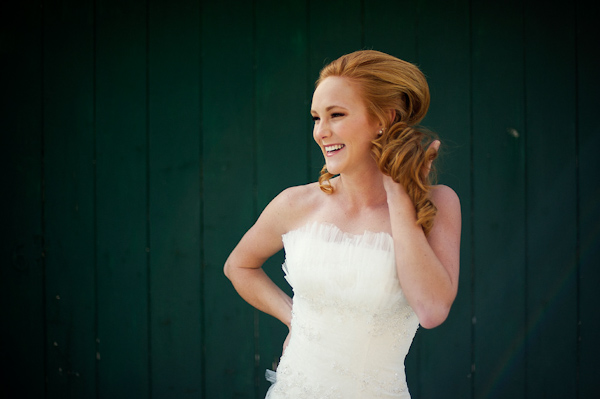 elegant portrait of happy bride - photo by Denver based wedding photographers Adam and Imthiaz